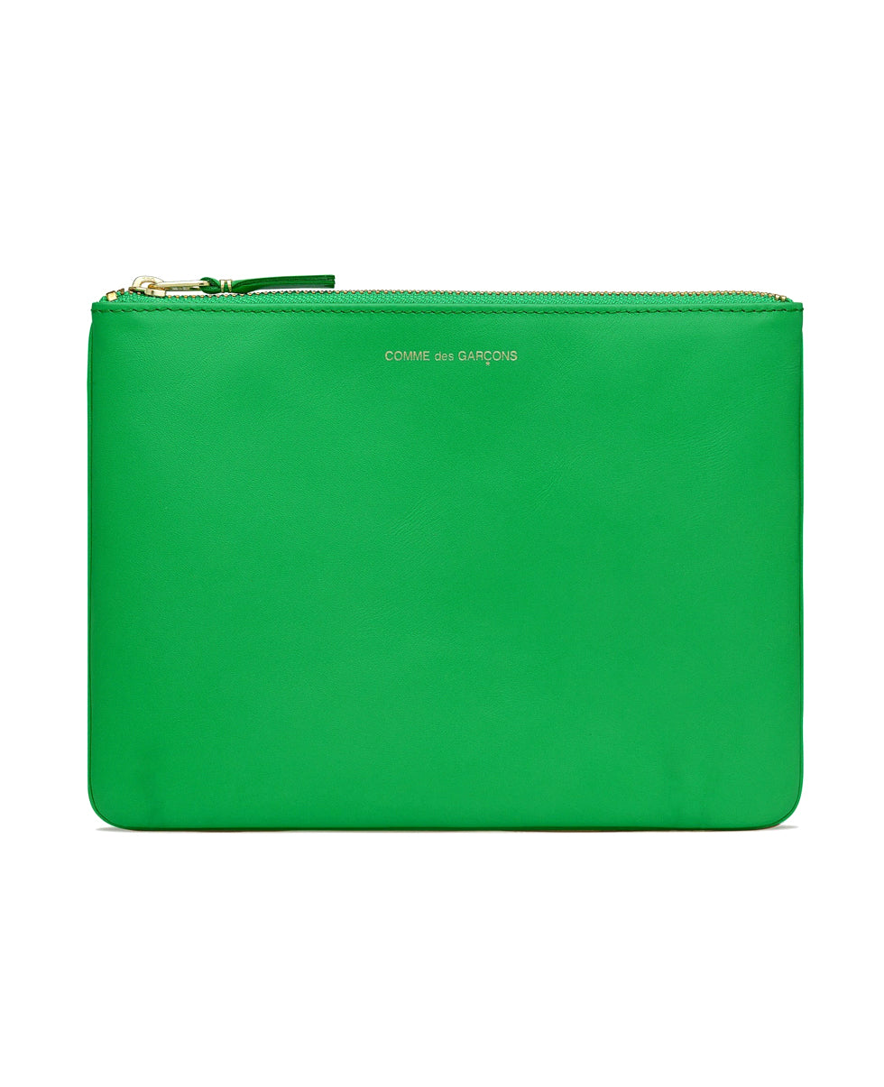 Green Large Leather Wallet