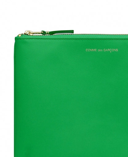 Green Large Leather Wallet