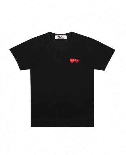 Double Heart Cotton T-Shirt