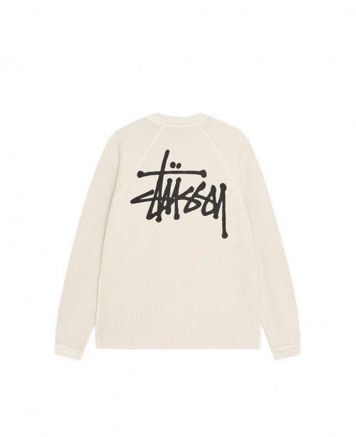 Bone Raglan Thermal Basic Stock