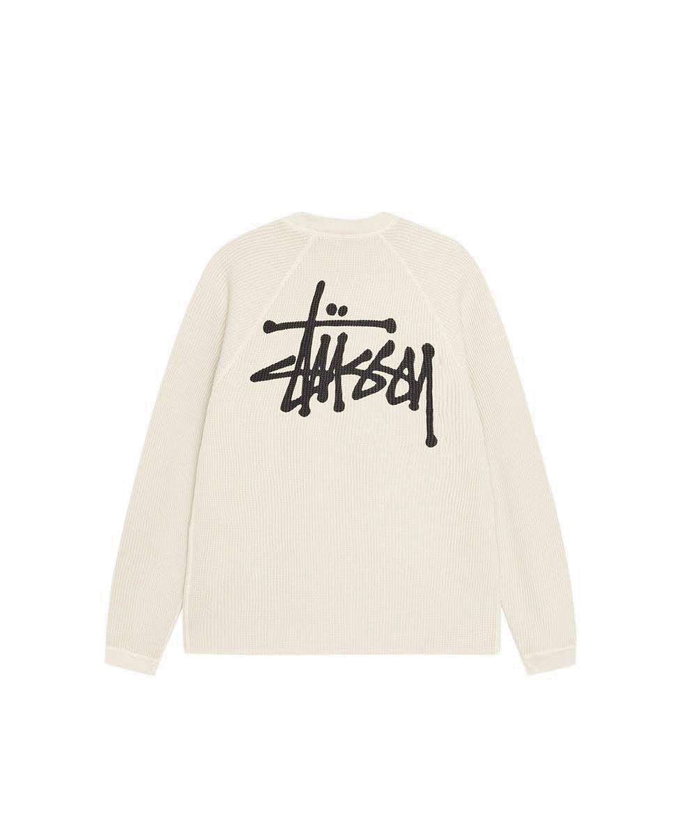 Bone Raglan Thermal Basic Stock