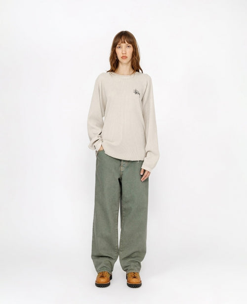 Bone Raglan Thermal Basic Stock