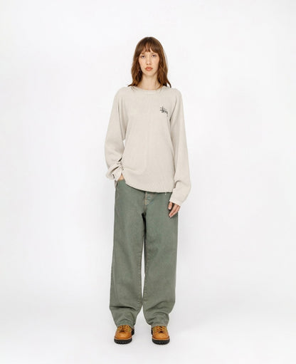 Bone Raglan Thermal Basic Stock