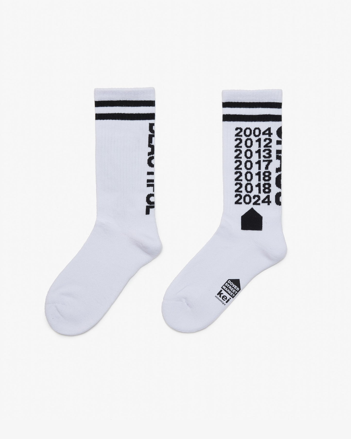 DSM White Dates Socks