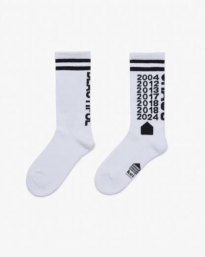 DSM White Dates Socks