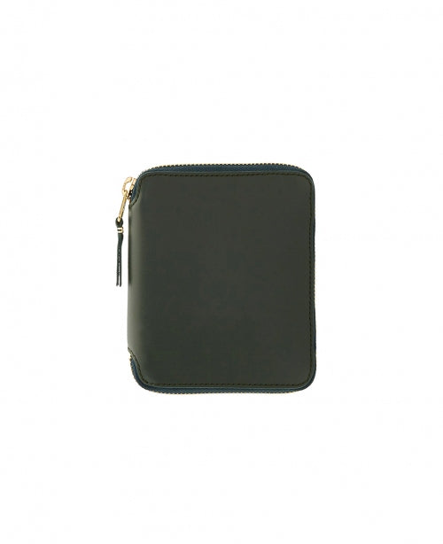 Bottle Green Square Leather Wallet