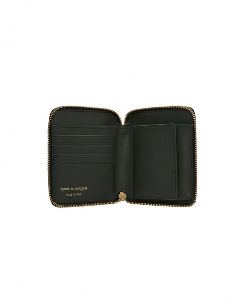 Bottle Green Square Leather Wallet