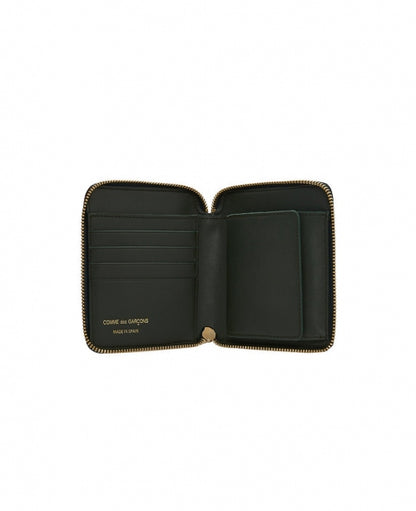 Bottle Green Square Leather Wallet