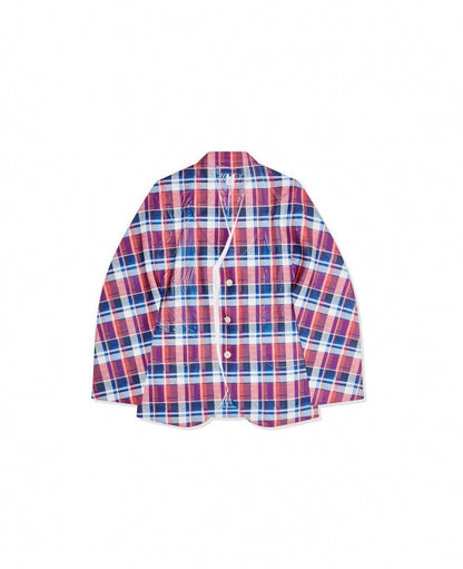 Checked Polyester Jacket