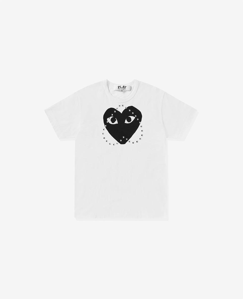 Studded Black Heart T-Shirt