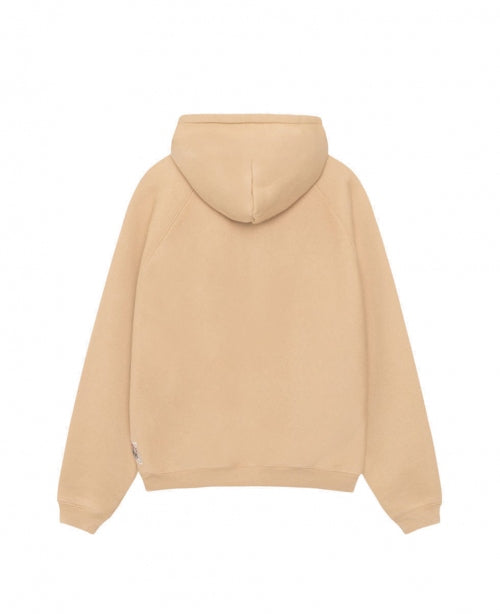 Khaki Raglan Relaxed Hoodie