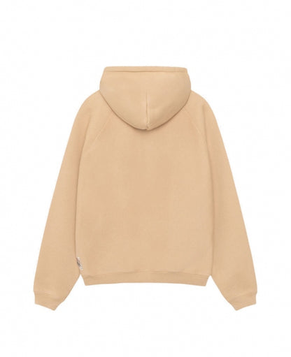 Khaki Raglan Relaxed Hoodie