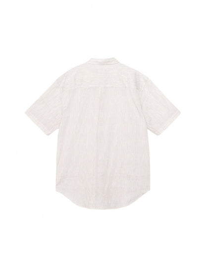 Beige Wavy Striped Shirt