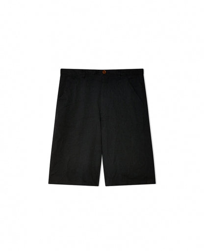 Black Polyester Shorts
