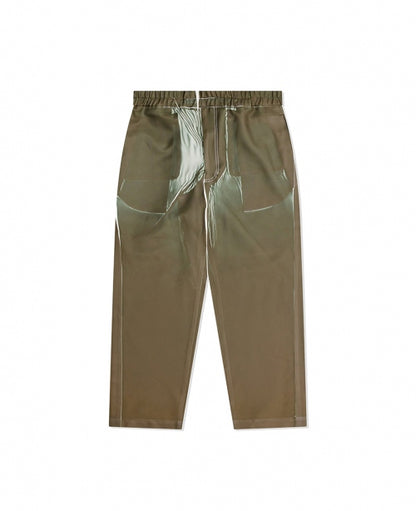 Khaki Overprinted Trousers