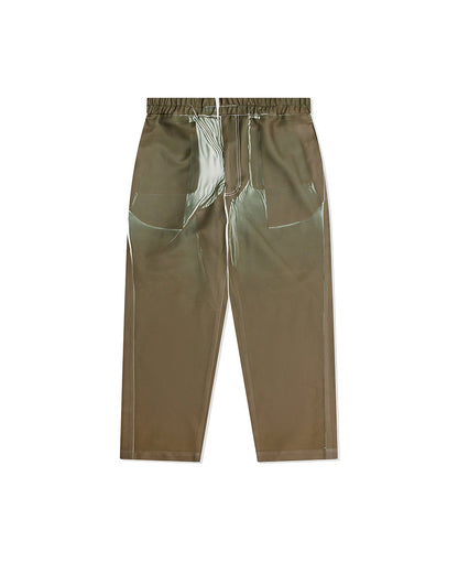 Khaki Overprinted Trousers