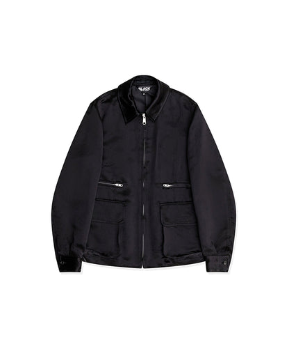 Black Inside Frills Jacket
