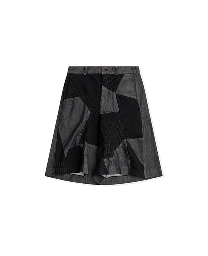 Multi Patchwork Shorts