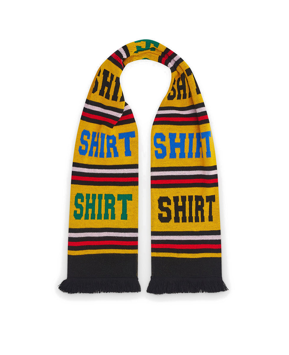 Black Football Scarf