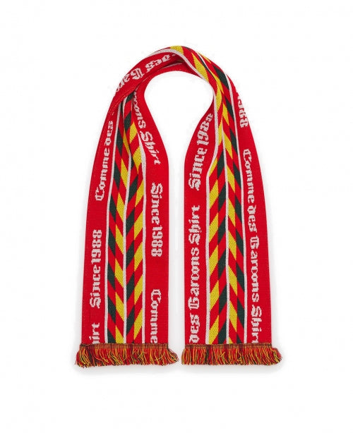 Red Football Scarf