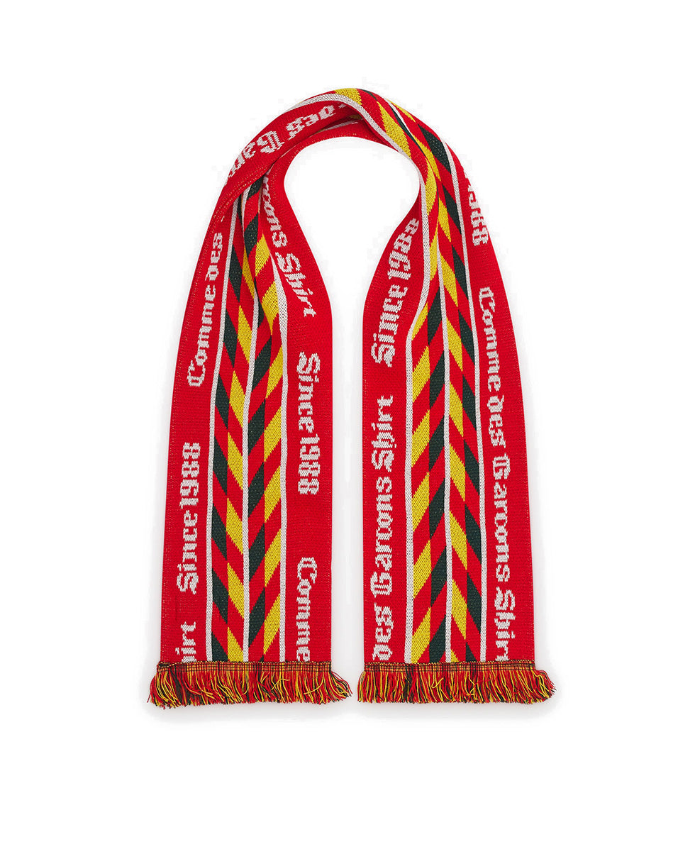 Red Football Scarf