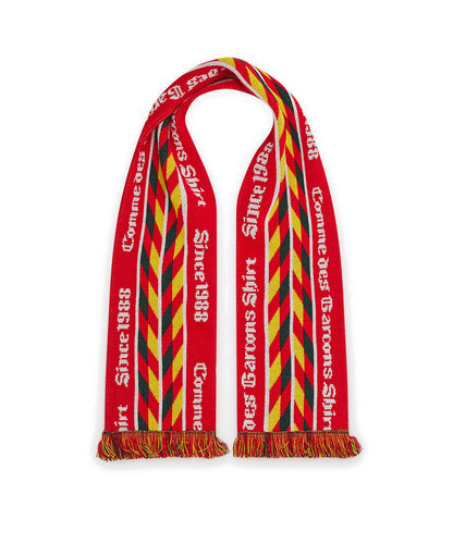 Red Football Scarf