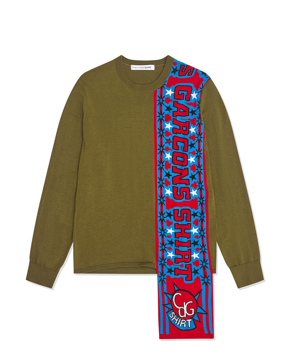 Khaki Football Sweater