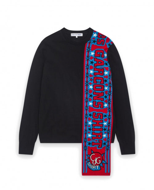 Black Football Sweater