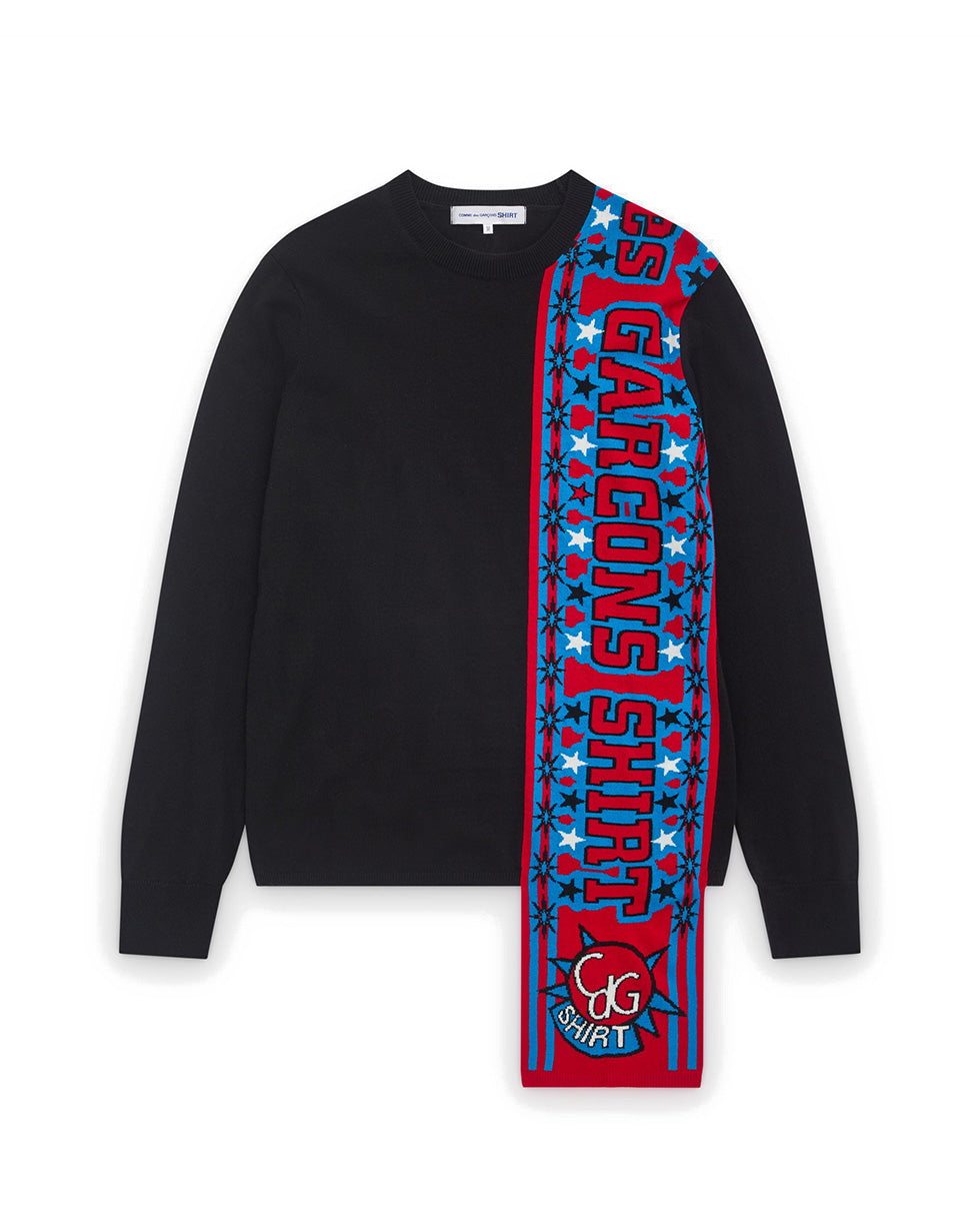 Black Football Sweater