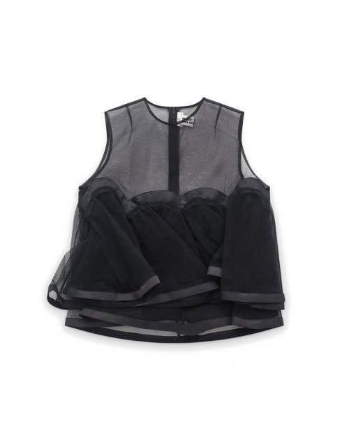 Black Voluminous Top
