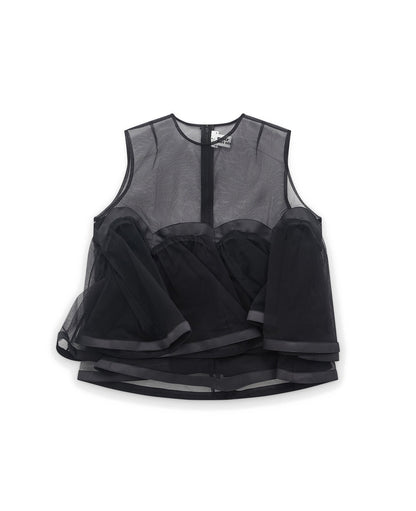 Black Voluminous Top