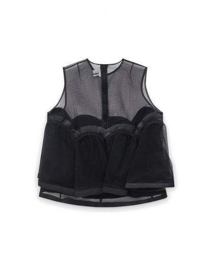 Black Voluminous Top