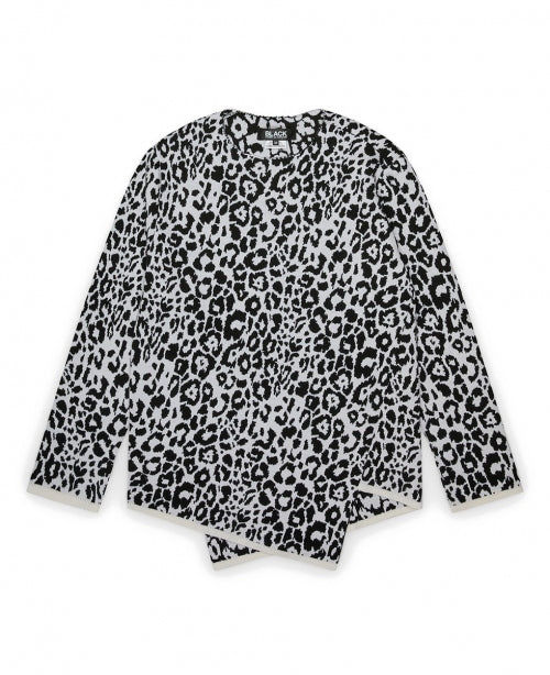 Leopard Asymmetrical Sweater