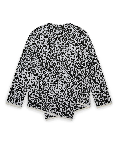 Leopard Asymmetrical Sweater