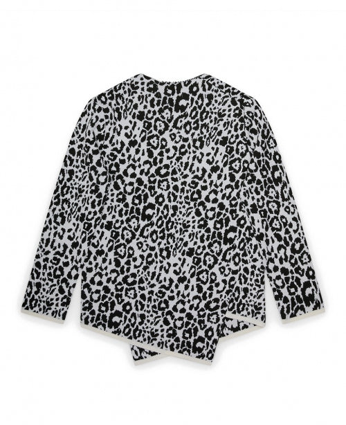 Leopard Asymmetrical Sweater
