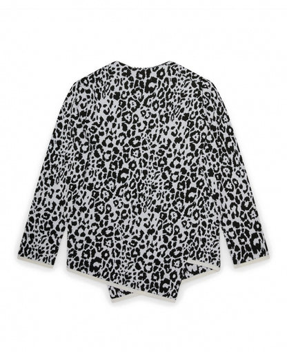 Leopard Asymmetrical Sweater