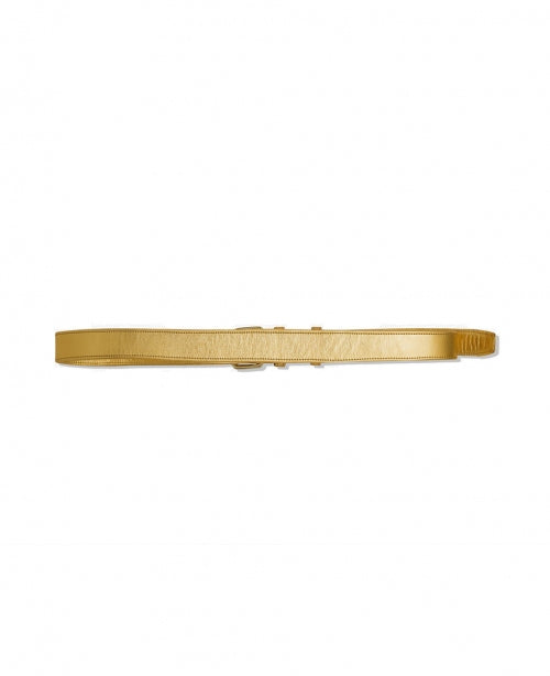 Gold Leather Belt