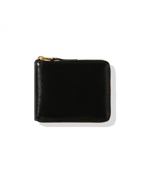 Black Mini Square Leather Wallet