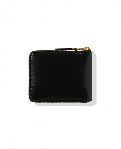 Black Mini Square Leather Wallet