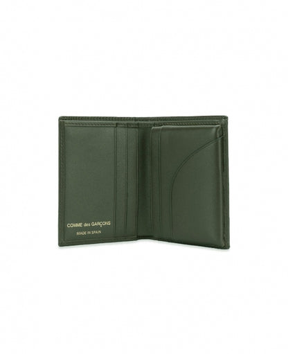 Bottle Green Compact Leather Wallet