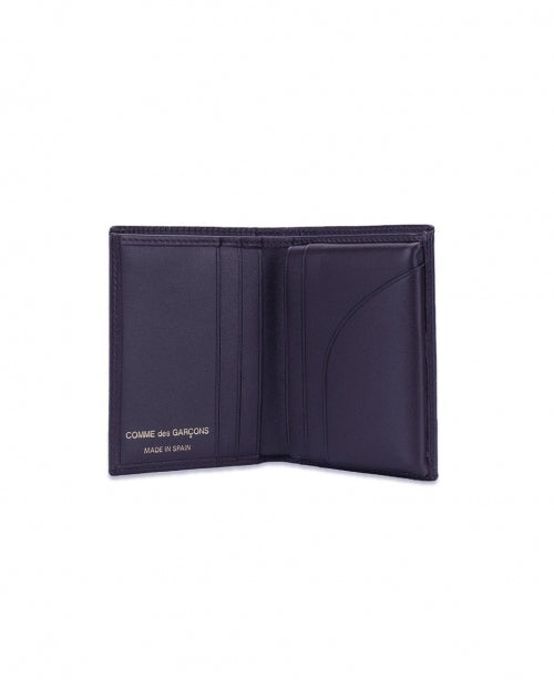 Navy Compact Leather Wallet