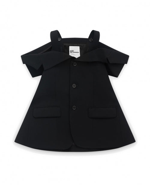 Black Off Shoulders Jacket