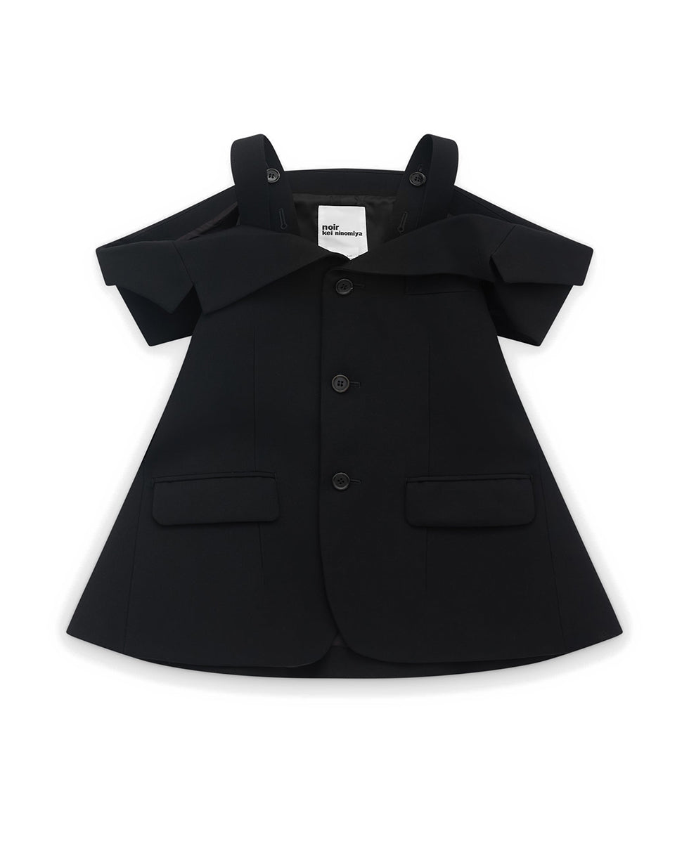 Black Off Shoulders Jacket