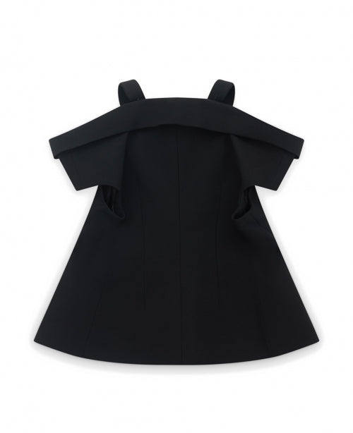 Black Off Shoulders Jacket