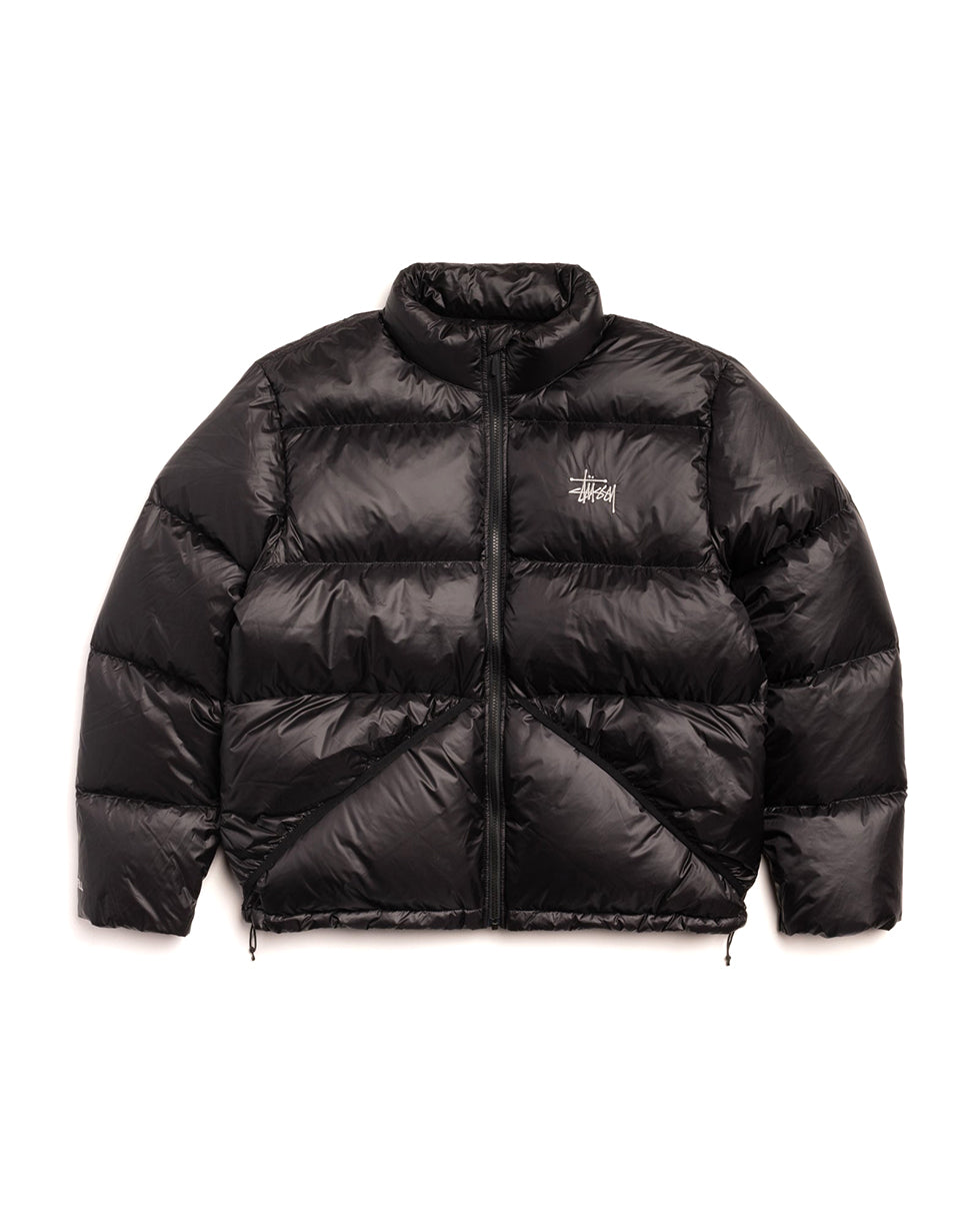 Black Micro Ripstock Down Jacket