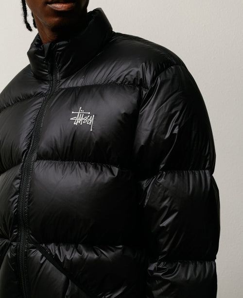 Black Micro Ripstock Down Jacket