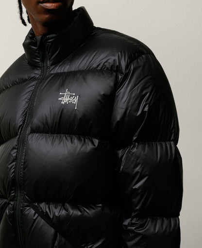 Black Micro Ripstock Down Jacket