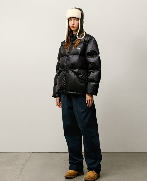 Black Micro Ripstock Down Jacket