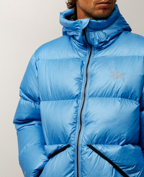 Sky Blue Micro Ripstock Down Parka