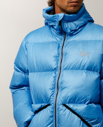 Sky Blue Micro Ripstock Down Parka